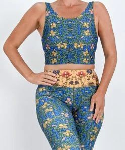 Flow Yoga Wear Comfort Crops Garden Parlour Comfort Crop Top