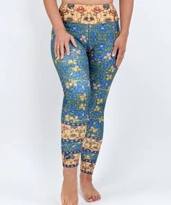 Flow Yoga Wear Garden Parlour Pure Full Legging