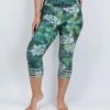 Flow Yoga Wear ❅ WINTER SALE ❅ Green Soul Pure Capri Legging XXS, XS