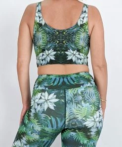 Flow Yoga Wear Green Soul Comfort Crop Top 2XL, 3XL