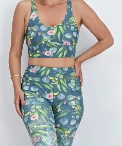 Flow Yoga Wear Gum Blossom Comfort Crop Top ⚘ AUSTRALIANA ⚘