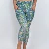 Flow Yoga Wear Gum Blossom Pocket 7/8th Legging XXS