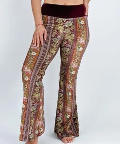 Flow Yoga Wear Hippy Chick Velvet Flare Flares