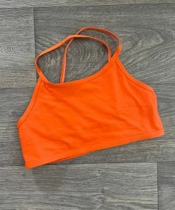 Flow Yoga Wear Sunshine M 12-14 Align Crop Top Racer Crops