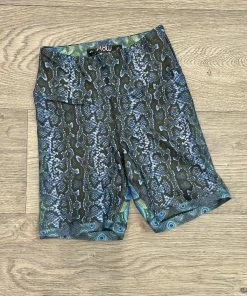 Flow Yoga Wear Sapphire Serpent Shortie Short XXS - XL