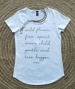 Flow Yoga Wear Wildflower Scoop Tee