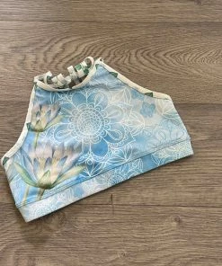 Flow Yoga Wear ❅ WINTER SALE ❅ Bloom S 10-12, M 12-14 Halter Crop Top