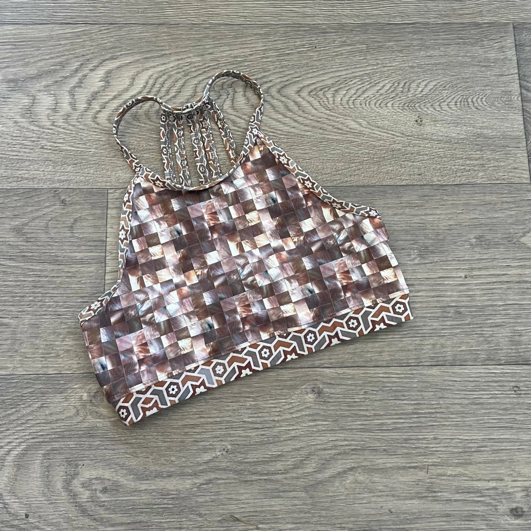 Flow Yoga Wear Crystal Najima S, M, L Halter Crop Top 4 Flow Yoga Wear Crystal Najima S, M, L Halter Crop Top