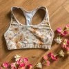 Flow Yoga Wear Flower Child Racer Croptop XXS, L