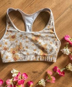Flow Yoga Wear Flower Child Racer Croptop XXS, L