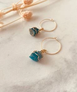 Flow Yoga Wear Apatite Maia Hoops Jewellery
