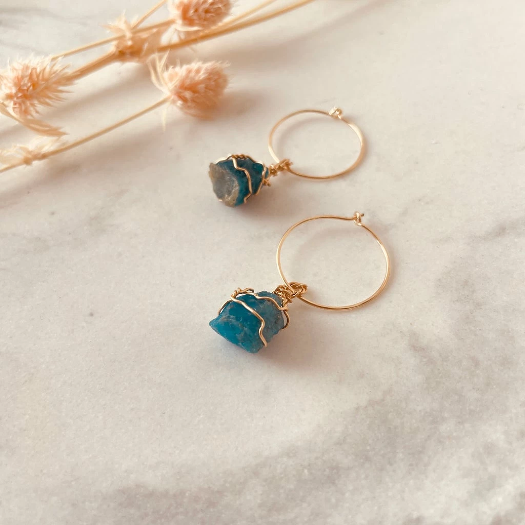 Flow Yoga Wear Apatite Maia Hoops Jewellery 4 Flow Yoga Wear Apatite Maia Hoops Jewellery