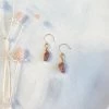 Flow Yoga Wear Pink Tourmaline Drop Earrings Jewellery