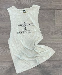 Flow Yoga Wear Om Shanti Unisex Tank L OUTLET