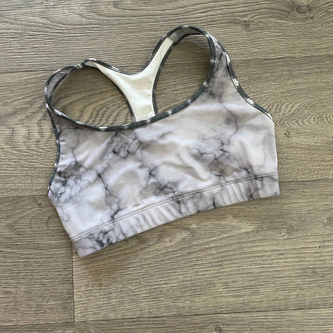 Flow Yoga Wear Smokey L (14-16) Racer Crop Top 4 Flow Yoga Wear Smokey L (14-16) Racer Crop Top