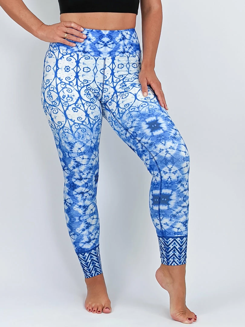 Flow Yoga Wear Indigo Zen Pure Full Legging 3XL OUTLET 3 Flow Yoga Wear Indigo Zen Pure Full Legging 3XL OUTLET