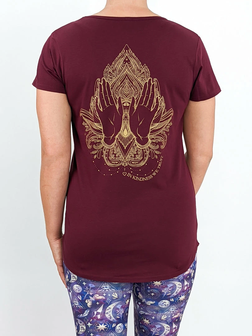 Flow Yoga Wear Kindness Scoop Tee 2.0 ❅ WINTER SALE ❅ 4 Flow Yoga Wear Kindness Scoop Tee 2.0 ❅ WINTER SALE ❅