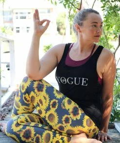 Flow Yoga Wear Sunflower Pure Full Legging XXS & 3XL