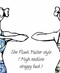 Flow Yoga Wear Bespoke Crop Top Halter Crops