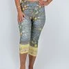 Flow Yoga Wear Lemon Orchard Pure Capri Legging 2 Flow Yoga Wear Lemon Orchard Pure Capri Legging