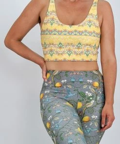 Flow Yoga Wear ❅ WINTER SALE ❅ Lemon Orchard Comfort Crop Top