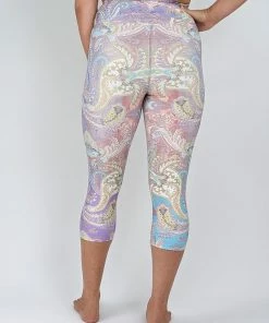 Flow Yoga Wear Pure Capri Leggings Opal Queen Pure Capri Legging
