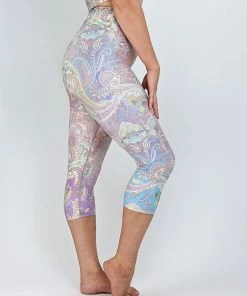 Flow Yoga Wear Pure Capri Leggings Opal Queen Pure Capri Legging