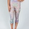 Flow Yoga Wear Pure Capri Leggings Opal Queen Pure Capri Legging
