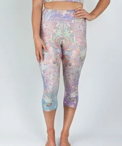 Flow Yoga Wear Pure Capri Leggings Opal Queen Pure Capri Legging