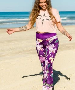 Flow Yoga Wear Orchid Velvet Flare
