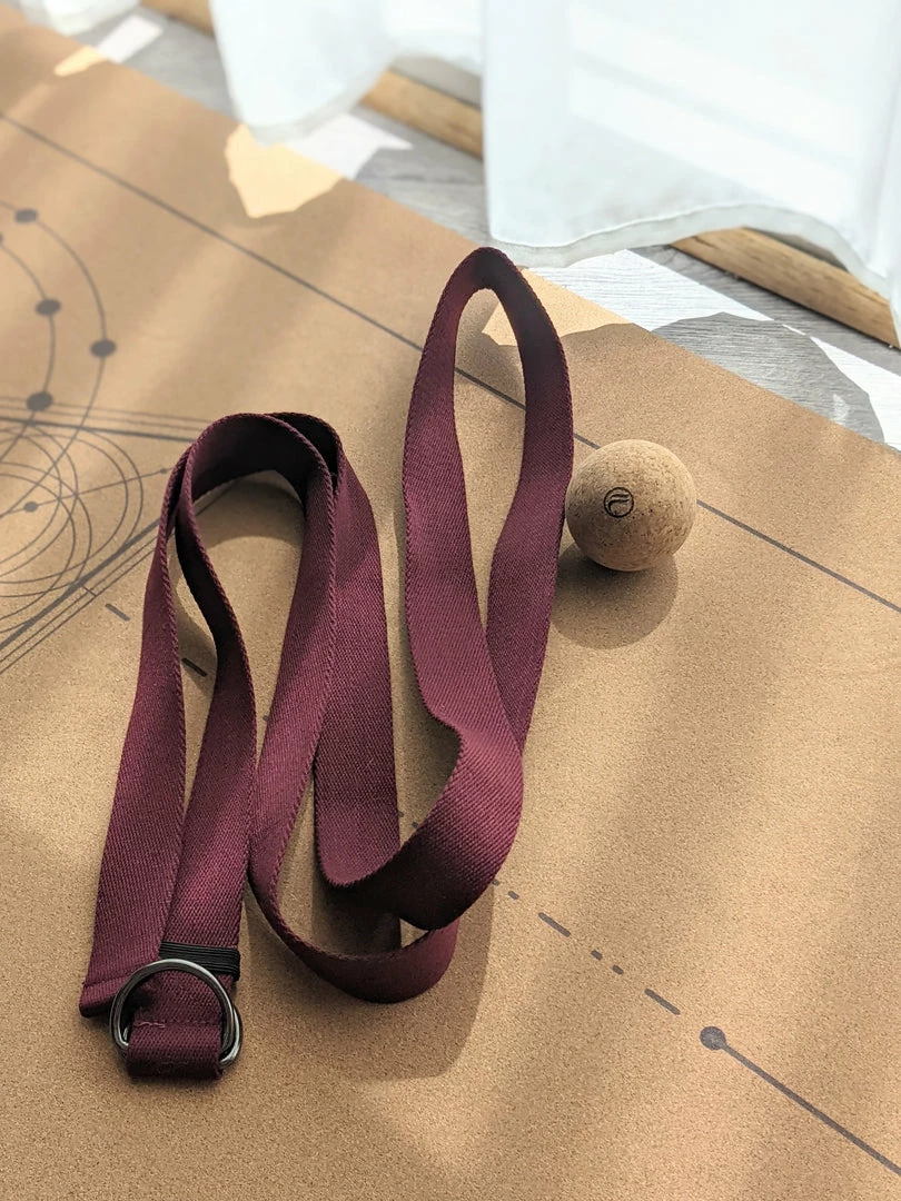 Flow Yoga Wear > CORK MATS & MORE < Cotton Yoga Strap 5 Flow Yoga Wear > CORK MATS & MORE < Cotton Yoga Strap