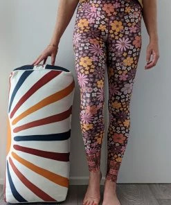 Flow Yoga Wear ❇ FLOW HOME ❇ Flow Rising Sun Yoga Bolster - Rectangular