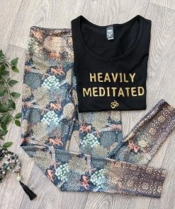 Flow Yoga Wear Meditated Scoop Tee Tees & Tanks