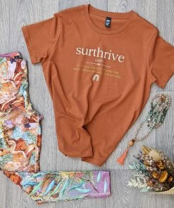 Flow Yoga Wear Surthrive Crew Tee ❅ WINTER SALE ❅
