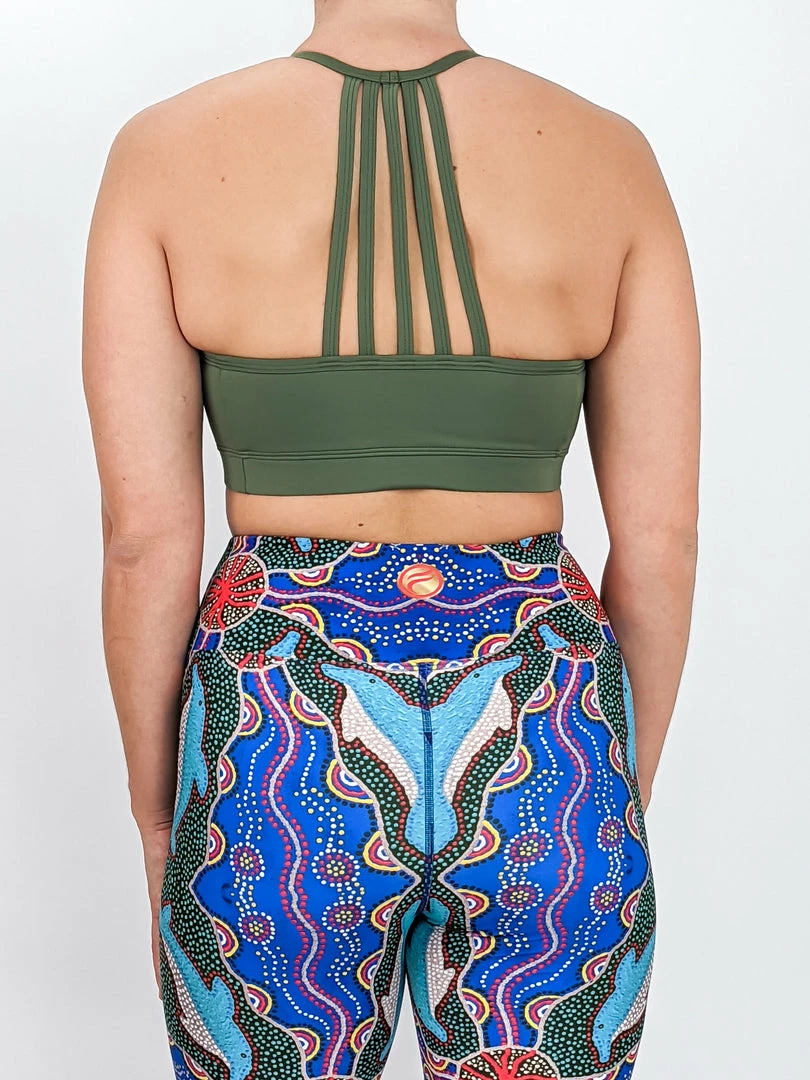 Flow Yoga Wear Sage Halter Croptop Halter Crops 4 Flow Yoga Wear Sage Halter Croptop Halter Crops