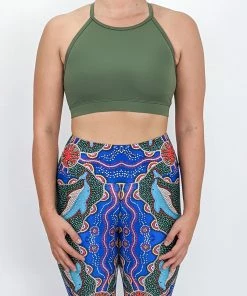 Flow Yoga Wear Sage Halter Croptop Halter Crops