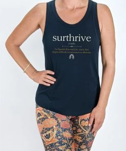 Flow Yoga Wear Surthrive Singlet Tees & Tanks