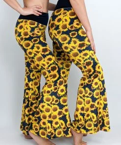 Flow Yoga Wear Sunflower Velvet Flare ♁ NEW ♁ 11 Flow Yoga Wear Sunflower Velvet Flare ♁ NEW ♁
