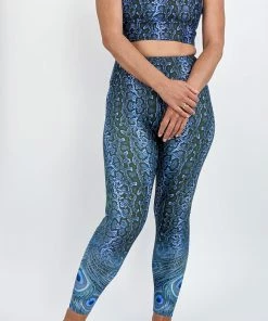 Flow Yoga Wear Sapphire Serpent Pure Full Legging Pure Full Leggings