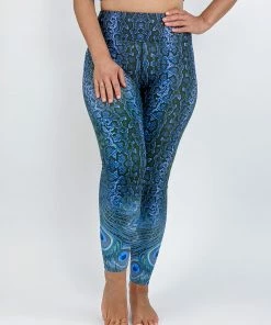 Flow Yoga Wear Sapphire Serpent Pure Full Legging Pure Full Leggings