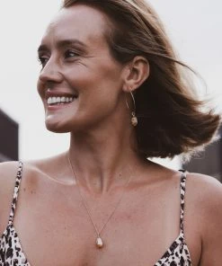 Flow Yoga Wear Jewellery Clear Quartz Dainty Necklace