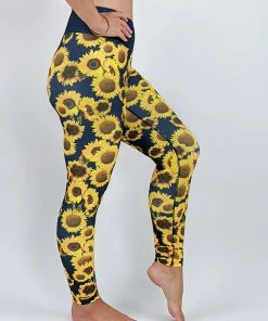 Flow Yoga Wear Sunflower Pure Full Legging XXS & 3XL