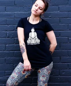Flow Yoga Wear Buddha Says 2.0 Scoop Tee