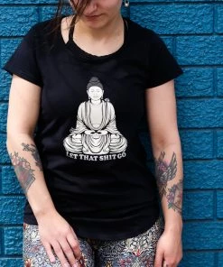 Flow Yoga Wear Buddha Says 2.0 Scoop Tee