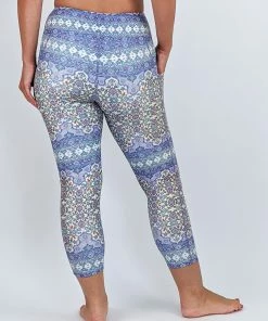 Flow Yoga Wear Turkish Delight Pocket 7/8th Legging XXS & 2XL OUTLET