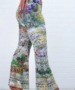 Flow Yoga Wear Bespoke Velvet Flares