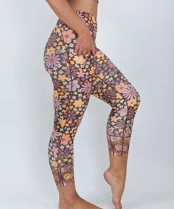 Flow Yoga Wear Woodstock Pocket 7/8 Legging XXS-S, 2XL OUTLET