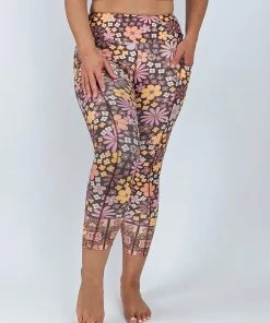 Flow Yoga Wear Woodstock Pocket 7/8 Legging XXS-S, 2XL OUTLET