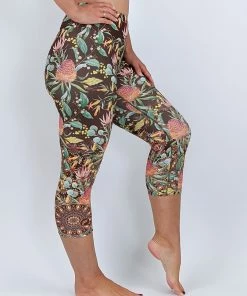 Flow Yoga Wear ⚘ AUSTRALIANA ⚘ Wallum Country Pure Capri Legging