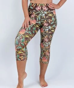 Flow Yoga Wear ⚘ AUSTRALIANA ⚘ Wallum Country Pure Capri Legging